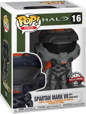 Produktbild von Halo - Spartan Mark VII With Shock Rifle 16 Special Edition - Funko Pop! - Vinyl Figur