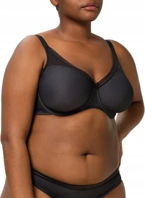 Zdjęcie produktu dla Triumph Infinite Sensation, Minimizer, Czarny, Monochromatyczny, Damski, Zapięcie z tyłu, E