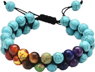 Image de Bracelet VO-28524 Turquoise Multicolore - Unie KP28524