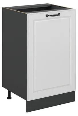 Obrázek produktu pro Spodní skříňka kuchyňské linky Vicco R-Line Bílý venkovský dům/Antracit 50 cm bez pracovní desky, Model 70235