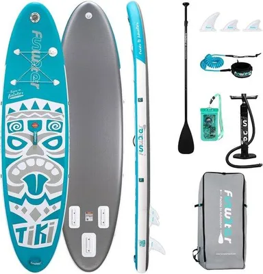 Productafbeelding van Famanu Stand-Up Paddleboard met accessoires - Complete SUP-set