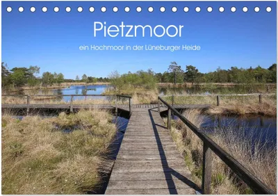 Produktbild von Pietzmoor - ein Hochmoor in der Lüneburger Heide (Tischkalender 2025 DIN A5 quer), CALVENDO Monatskalender