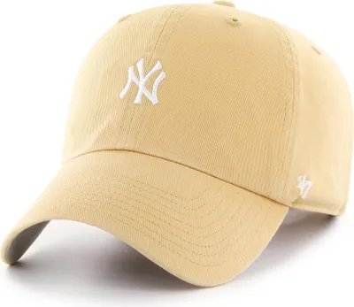 Produktbild von '47 Brand Cap MLB New York Yankees BASE RUNNER '47 Clean Up Light Tan