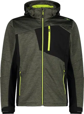 Produktbild von MAN Jacket Zip Hood kaki mel-nero (15FP) 52