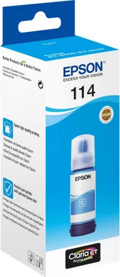Zdjęcie produktu dla Epson EcoTank cyan T 114 70 ml T 07B2