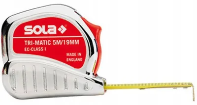 Rollmaßband SOLA TRI-MATIC 5 m mit gelber Stahlband – Ansicht 3