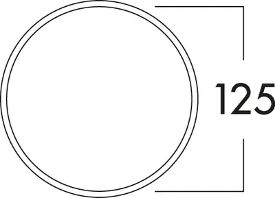 Image de Naber clapet anti-retour 125, galvanisé - Technique de ventilation