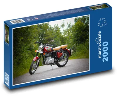 Obrázek produktu pro martinpuzzle - Puzzle 2000 - Červený motocykl na silnici