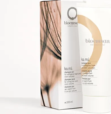 Produktbild von bioemsan Shampoo Pur 200ml Natürliches Bio-Shampoo für mehr Volumen und glänzendes Haar