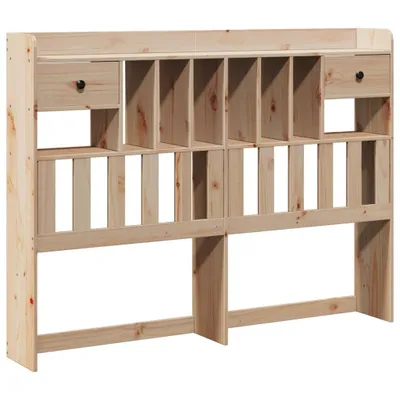 Produktbild von Kopfteil mit Stauraum 140 cm Massivholz Kiefer