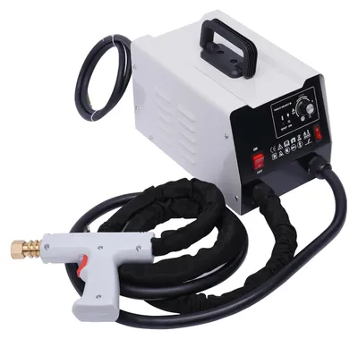 Obrázok produktu pre Zariadenie na opravu karosérie – bodové zvárač 3500A – 3 kW, 220 V, 7 V – súprava na opravu plechu s 1,7 m hadicou k pištoli – čierna