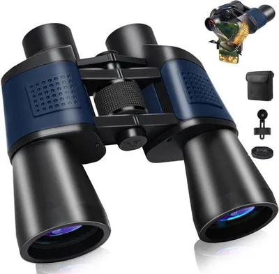 Obrázek produktu pro Dalekohled - HD Optika - Pozorování ptáků - Noční vidění - BAK4 - 20 x 50 mm - Modrý