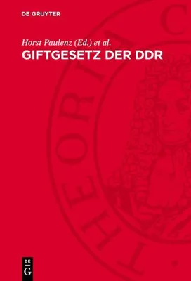 Produktbild von Giftgesetz der DDR