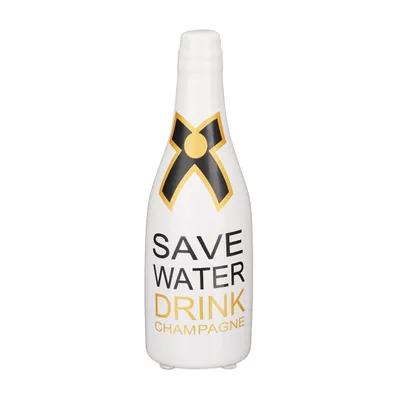 Produktbild von relaxdays Spardose Sektflasche