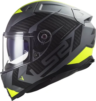 Imagen del producto de Casco LS2 FF811 Vector II Splitter, color amarillo neón mate, talla XS