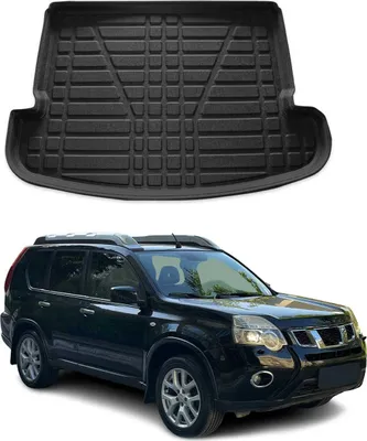 Produktbild von Kofferraumwanne Laderaumwanne für Nissan X-Trail 2014-2021 7Sitz Gummi Schwarz