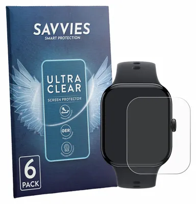 Produktbild von 6x Für Vivo Watch GT 2 Schutzfolie Savvies Displayschutz Display Schutz Folie Klar Transparent