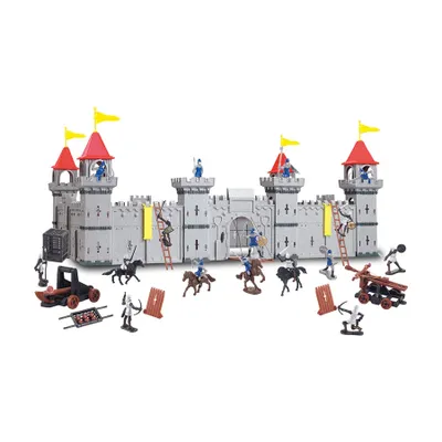 Produktbild von Ritterburg Spielset Königsburg mit Rittern, Pferden & Zubehör