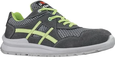 Produktbild von Sicherheitsschuh Nico Gr.41 grau/grün Leder/Mesh S1P SRC EN20345 U-Power