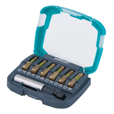 Produktbild von wolfcraft 7-tlg. Diamant-Schraubendreher-Bit-Satz 2964000