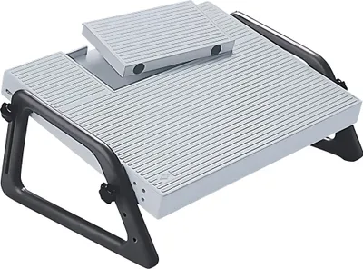 Produktbild von Fusttze lichtgrau, RAL 7035 B490xT350xH210 mm Hhenverstellung stufenlos 40-210 mm