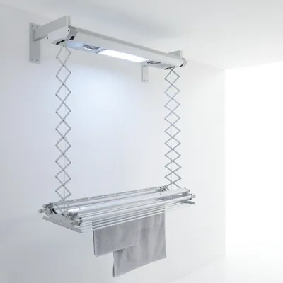 Produktbild von Elektrischer Wand-Wäschetrockner Foxydry Air 160 cm – Stahl und Aluminium