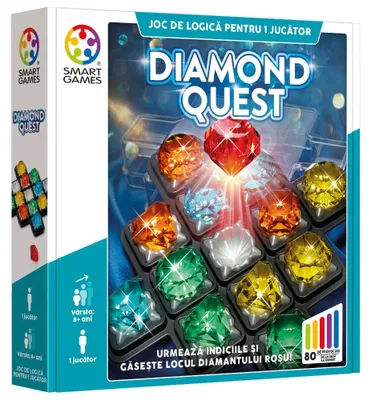 Obrázok produktu pre Diamond Quest – Logická hra s 80 úlohami (v rumunčine)