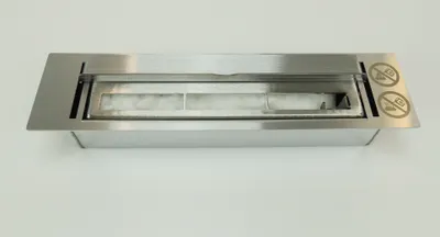 Obrázek produktu pro Spalovací komora z nerezové oceli, hranatá, délka: cca 27,5 cm