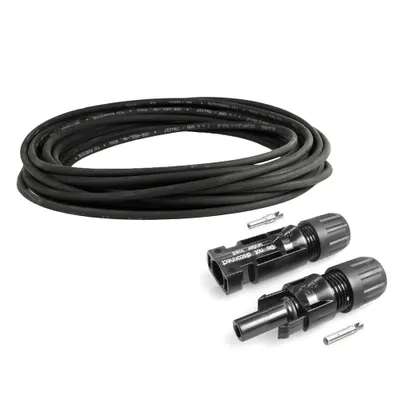 Zdjęcie produktu dla Zestaw solarny 1 - kabel solarny 10 m + wtyczka MC4