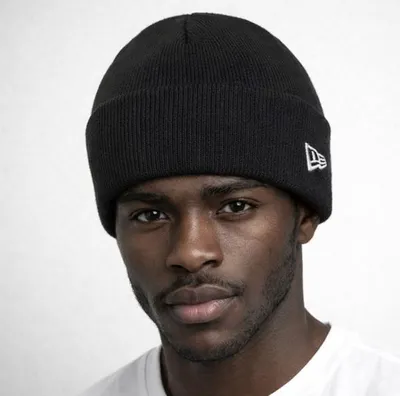 Obrázek produktu pro Pánská zimní čepice New Era Essential Knit Cuff Beanie Black - UNI