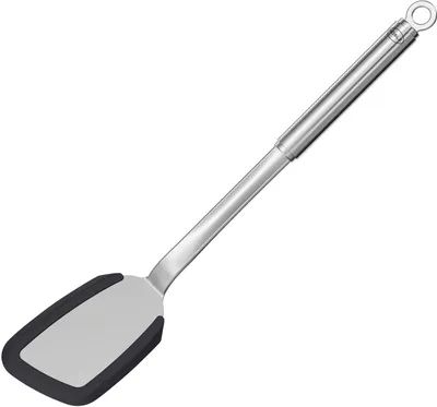 Obrázok produktu pre RÖSLE 10635, Servírovacia stierka, Čierna, Nerezová oceľ, Silikón, Nerezová oceľ, Otvor na zavesenie, 260 °C, 70 mm