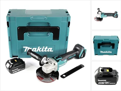 Produktbild von Makita DGA 504 M1J Akku Winkelschleifer 18V 125mm Brushless + 1x Akku 4,0Ah + Makpac - ohne Ladegerät