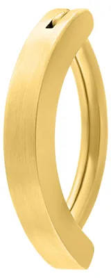 Produktbild von Wildcat Bauchnabelpiercing - Plain Belly Arch Clicker aus Titan Grad 23, Körperstelle: Bauchnabel, Onesize, Gold