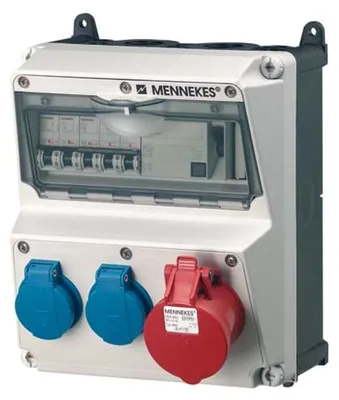 Zdjęcie produktu dla Kombinacja gniazd Mennekes AMAXX, IP44 920080