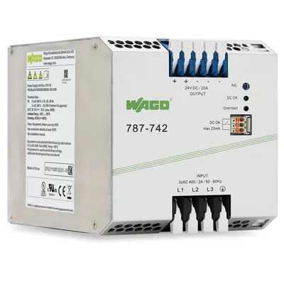 Immagine prodotto di WAGO 787-742 - 480 W - 47 - 63 Hz - 2 A - Passivo - 17 ms - 90%