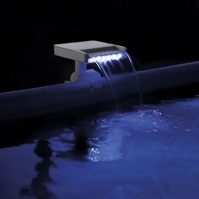 Obrázok produktu pre LED vodopád do bazéna, RGB, vodný pohon, minimálny prietok 2,7 m³/h, Intex