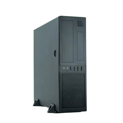 Produktbild von Chieftec CS-12B, Tower, PC, Schwarz, micro ATX, SECC, Heimbüro