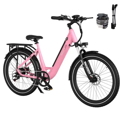 Produktbild von RCB G6 E-Bike 27.5" – Elektrofahrrad für Erwachsene, 36V 13Ah Akku, 25 km/h, App/NFC,35–60 km Reichweite,Scheibenbremsen, sperrbare Federung