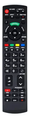 Produktbild von Ersatz TV Fernbedienung für Panasonic N2QAYB000487