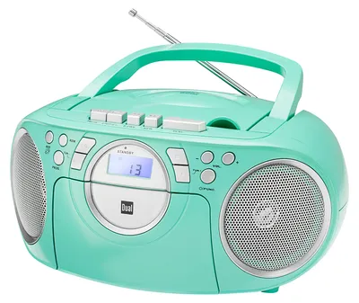 Image de Système audio portable CD-Boombox Dual P 70 avec radio et lecteur cassette - État impeccable
