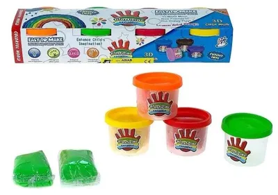 Obrázok produktu pre Sada modelovacej hmoty v 4 farbách, každá po 118 ml