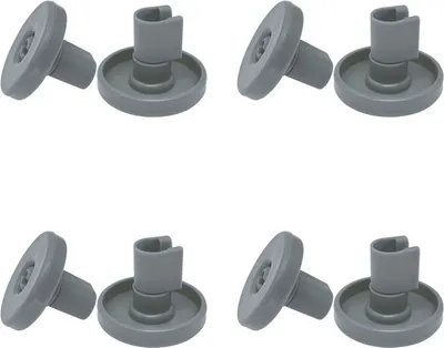 Zdjęcie produktu dla INF Kosz na kółkach do zmywarki 8 szt Ciemno szary 40 mm