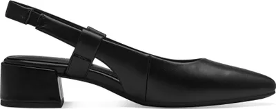 Produktbild von MARCO TOZZI Damen Vegan Pumps Blockabsatz Fersenriemen 2-29505-42, Größe:40 EU, Farbe:Schwarz