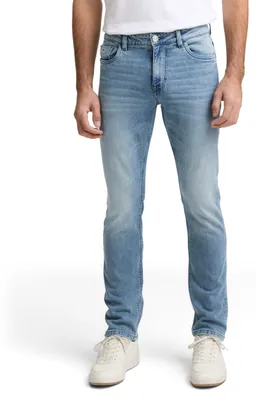 Produktbild von TOM TAILOR Herren 1042684 Josh Regular Slim Jeans mit Stretch, 10142 - Light Sto