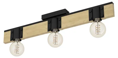 Obrázek produktu pro EGLO BAILRIGG, E27, IP20, Černá, Hnědá