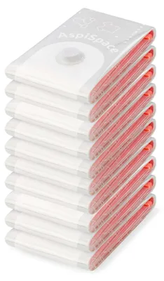 Image de COMPACTOR - Lot 10 sacs rangement sous vide Aspispace - 80 x 0 x H.100 cm - Transparent