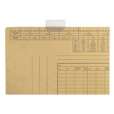 Produktbild von Vollsichtreiter für Einstellmappen 50mm transparent