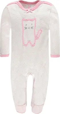 Produktbild von Mädchen Einteiler Strampler, rosa, Kätzchen, Kanz