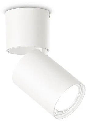 Productafbeelding van Ideal Lux TOBY GU10 plafondlamp, diameter 60mm, dimbaar, wit, warmwit, artikelnummer 271538