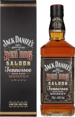 Image de Jack Daniel's RED DOG SALOON Tennessee Whiskey 43% Vol. 0,7l en boîte cadeau